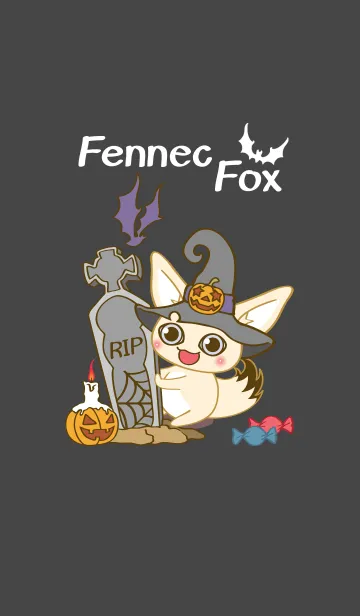 [LINE着せ替え] フェネック フォックスの ハロウィーン 1の画像1