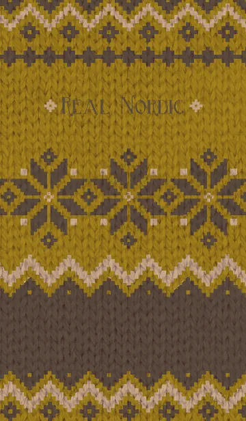 [LINE着せ替え] Real Nordic -Mustard-の画像1