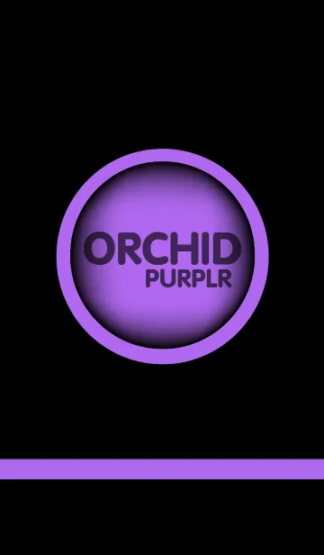 [LINE着せ替え] Orchid Purple in black (jp)の画像1