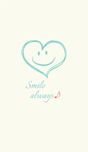 [LINE着せ替え] Smile always -mint-の画像1