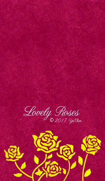 [LINE着せ替え] Lovely Rosesの画像1