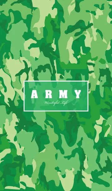 [LINE着せ替え] ARMY THEME -GREEN-の画像1