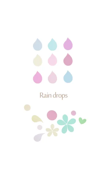 [LINE着せ替え] artwork_Raindropsの画像1