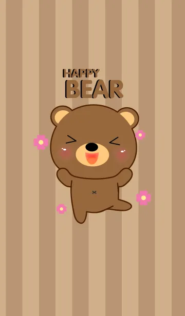 [LINE着せ替え] Happy Bear Theme(jp)の画像1