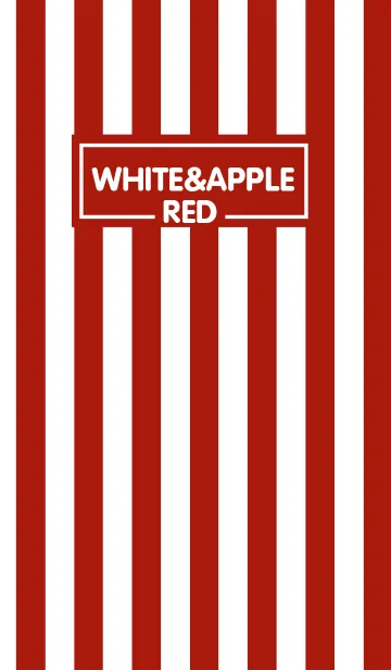 [LINE着せ替え] Apple Red ＆ White Theme(JP)の画像1