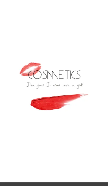 [LINE着せ替え] Cosmetics -Red Rouge-の画像1