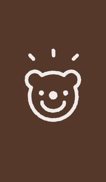 [LINE着せ替え] シンプルフェイス(Bear)の画像1