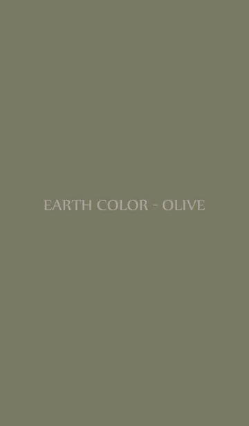 [LINE着せ替え] EARTH COLOR - OLIVEの画像1