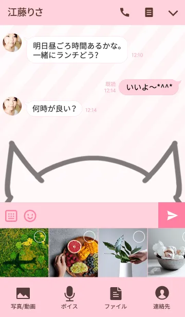 [LINE着せ替え] みやび専用のねこのなまえ名前着せ替えの画像4