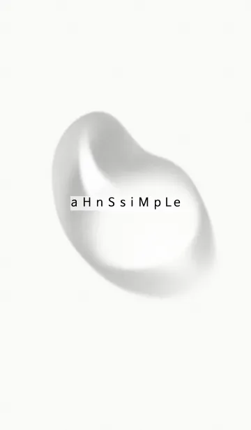 [LINE着せ替え] ahns simple_121_water dropの画像1