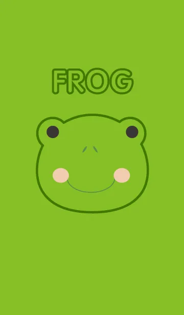 [LINE着せ替え] Simple Cute Frog theme Vr.2(jp)の画像1