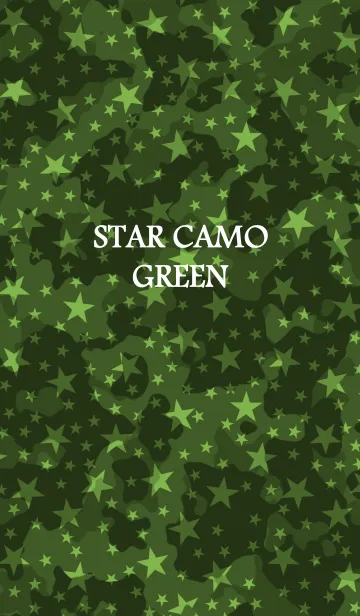 [LINE着せ替え] STAR CAMO [GREEN]の画像1