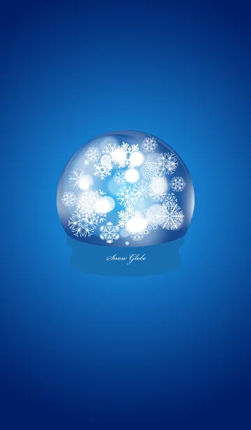 [LINE着せ替え] Snow Globe -Crystal of snow-の画像1