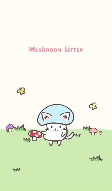 [LINE着せ替え] Mushroom kittenの画像1