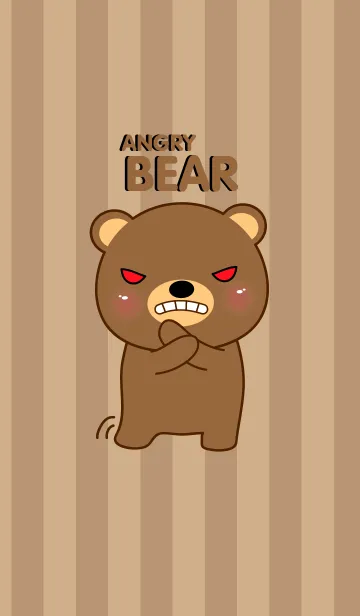 [LINE着せ替え] Angry Bear Theme(jp)の画像1