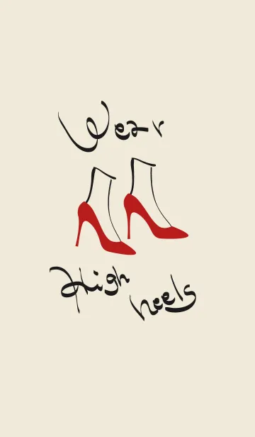 [LINE着せ替え] Wear high heelsの画像1