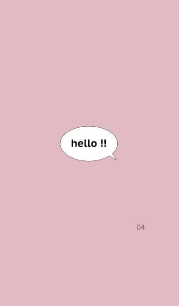 [LINE着せ替え] Hello！！ -04-の画像1