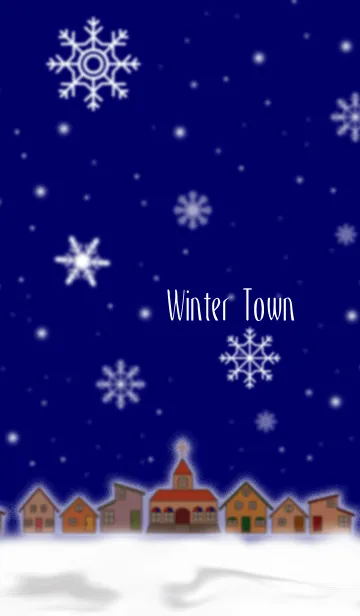 [LINE着せ替え] Winter Town 1の画像1