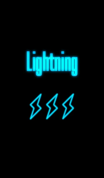 [LINE着せ替え] Lightning[Blue]の画像1