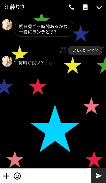 [LINE着せ替え] Pretty-Starsの画像3