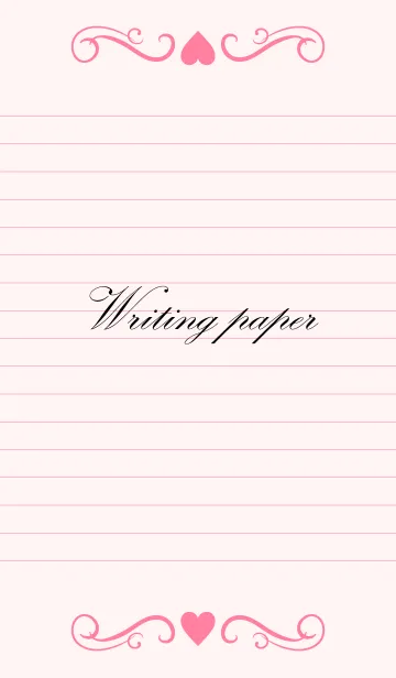 [LINE着せ替え] Writing paper.の画像1