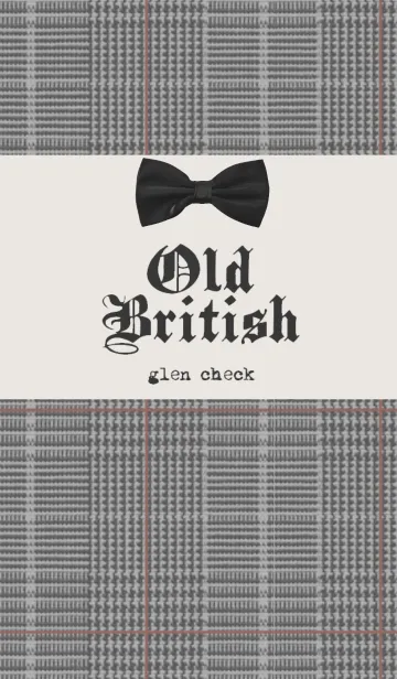 [LINE着せ替え] Old British -glen check-の画像1