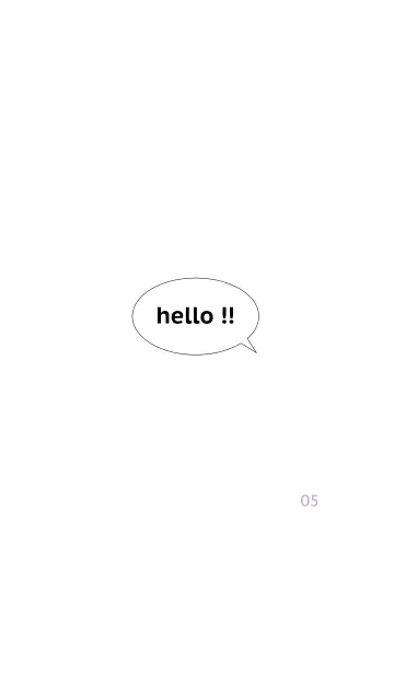 [LINE着せ替え] Hello！！ -05-の画像1