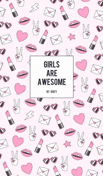 [LINE着せ替え] GIRLS ARE AWESOME ♥ PINKの画像1