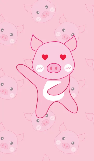 [LINE着せ替え] Little Pig Pig themeの画像1