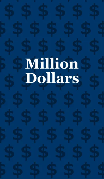 [LINE着せ替え] Million Dollars[Navy]の画像1