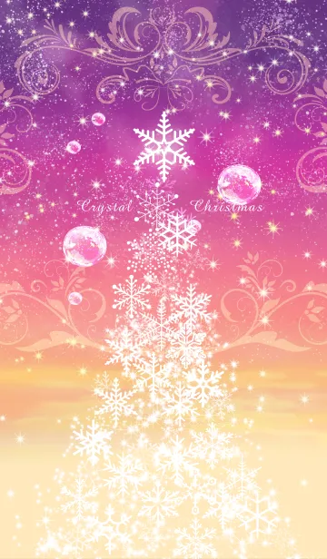 [LINE着せ替え] Crystal Christmasの画像1