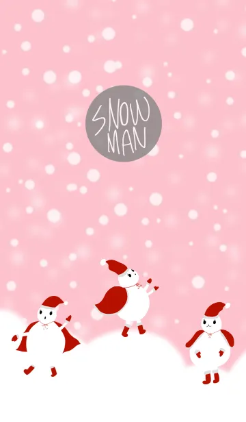 [LINE着せ替え] snowman_07の画像1