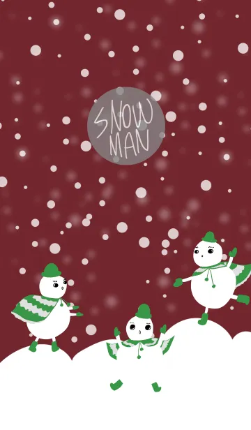 [LINE着せ替え] snowman_05の画像1