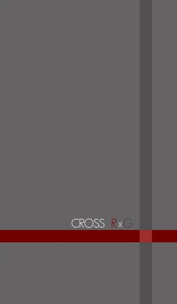 [LINE着せ替え] CROSS Red by Grayの画像1