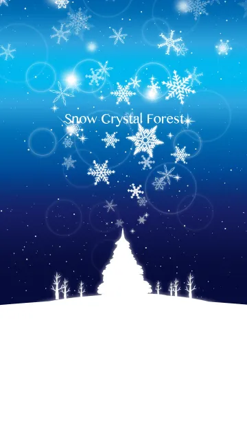 [LINE着せ替え] Snow Crystal Forestの画像1