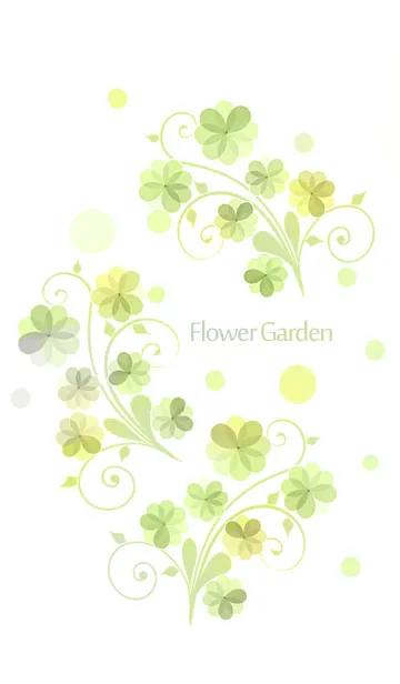 [LINE着せ替え] artwork_Flower garden11の画像1