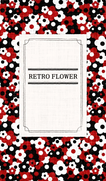 [LINE着せ替え] ＊RETRO FLOWER＊の画像1