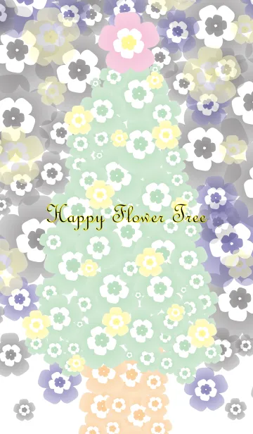 [LINE着せ替え] Happy Flower Treeの画像1