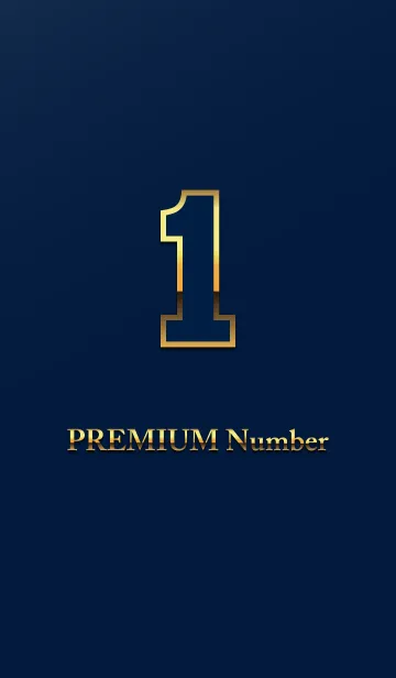 [LINE着せ替え] PREMIUM Number 1の画像1