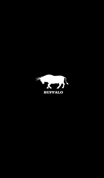 [LINE着せ替え] BUFFALO -BLACK ＆ WHITE-の画像1