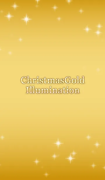 [LINE着せ替え] ChristmasGold Illuminationの画像1