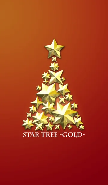 [LINE着せ替え] STAR TREE -GOLD-の画像1