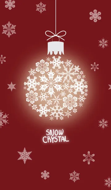 [LINE着せ替え] snow crystal_021の画像1