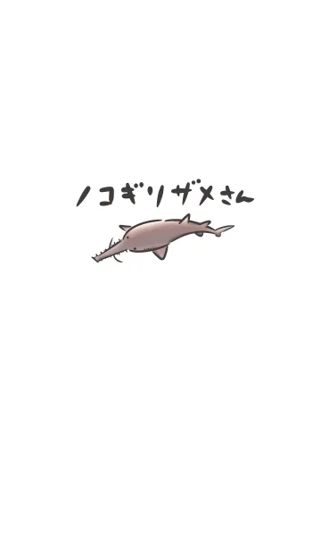 [LINE着せ替え] ノコギリザメさんの画像1