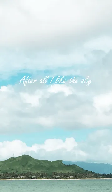 [LINE着せ替え] After all I like the sky 6の画像1