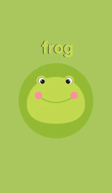 [LINE着せ替え] Simple Cute Frog theme(jp)の画像1