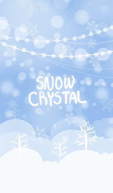 [LINE着せ替え] snow crystal_030の画像1