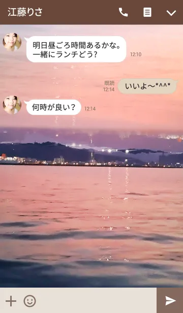 [LINE着せ替え] evening seaの画像3