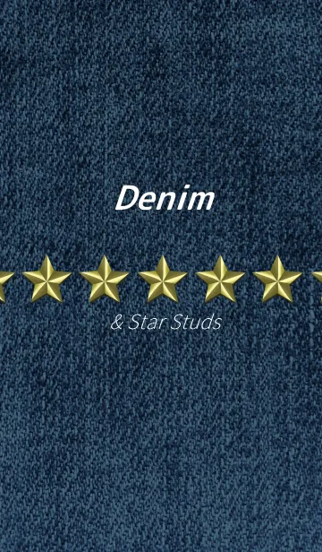 [LINE着せ替え] Denim ＆ Star Studsの画像1