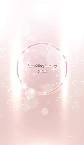 [LINE着せ替え] Sparkling Luxury Pink -JPver-の画像1